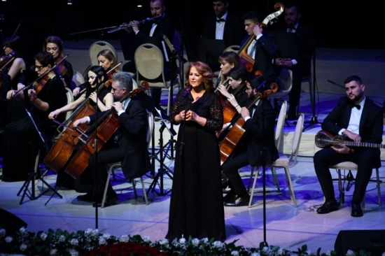 Heydər Əliyev Sarayında təntənəli konsert proqramı - "Şövkət Ələkbərova 100"