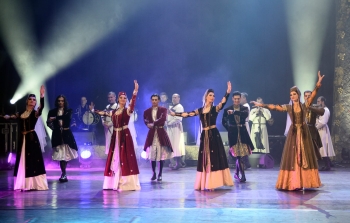 Gürcüstanın “Erisioni” ansamblı Heydər Əliyev Sarayında çıxış edib