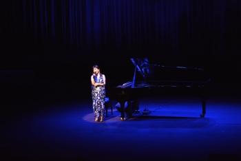 Əfsanəvi bəstəkar və piano ifaçısı Keiko Matsui Heydər Əliyev Sarayında musiqisevərlərin görüşünə gəldi.