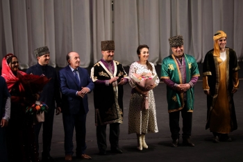 Heydər Əliyev Sarayında “Leyli və Məcnun” dastan-tamaşası təqdim olundu