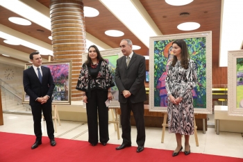 “Bizi birləşdirən mədəniyyət” layihəsi çərçivəsində Nərgiz Quliyevanın fərdi sərgisi keçirilib