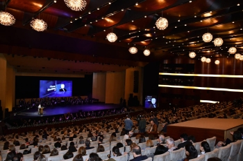 Heydər Əliyev Sarayında görkəmli bəstəkar, tanınmış ictimai xadim, Xalq artisti Fikrət Əmirovun anadan olmasının 100 illik yubileyi keçirilib.