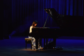 Əfsanəvi bəstəkar və piano ifaçısı Keiko Matsui Heydər Əliyev Sarayında musiqisevərlərin görüşünə gəldi.