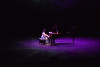Əfsanəvi bəstəkar və piano ifaçısı Keiko Matsui Heydər Əliyev Sarayında musiqisevərlərin görüşünə gəldi.