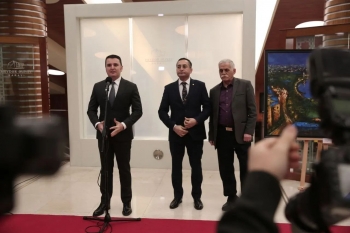 Heydər Əliyev Sarayında “Bizi birləşdirən mədəniyyət” layihəsi çərçivəsində Gənclər Gününə həsr olunmuş “AXIN” adlı sərgi keçirilib