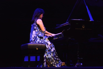 Əfsanəvi bəstəkar və piano ifaçısı Keiko Matsui Heydər Əliyev Sarayında musiqisevərlərin görüşünə gəldi.