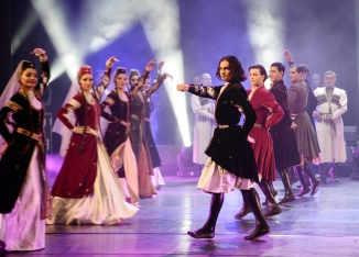 Gürcüstanın “Erisioni” ansamblı Heydər Əliyev Sarayında çıxış edib