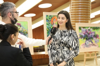 “Bizi birləşdirən mədəniyyət” layihəsi çərçivəsində Nərgiz Quliyevanın fərdi sərgisi keçirilib