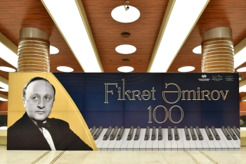 Heydər Əliyev Sarayında görkəmli bəstəkar, tanınmış ictimai xadim, Xalq artisti Fikrət Əmirovun anadan olmasının 100 illik yubileyi keçirilib.