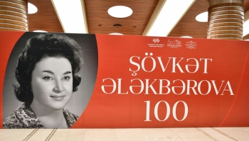 Heydər Əliyev Sarayında təntənəli konsert proqramı - "Şövkət Ələkbərova 100"