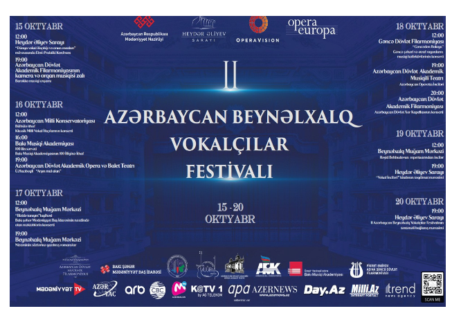 II Azərbaycan Beynəlxalq Vokalçılar Festivalı keçiriləcək