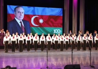 Ulu Öndər Heydər Əliyevin anadan olmasının 100-cü ildönümünə həsr olunan müsabiqə-festivalın yekun konserti keçirilib.