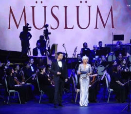 Heydər Əliyev Sarayında Müslüm Maqomayevin 80 illik yubileyinə həsr olunmuş xatirə gecəsi  baş tutdu