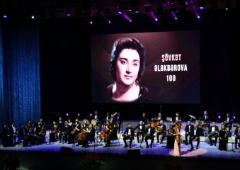 Heydər Əliyev Sarayında təntənəli konsert proqramı - "Şövkət Ələkbərova 100"